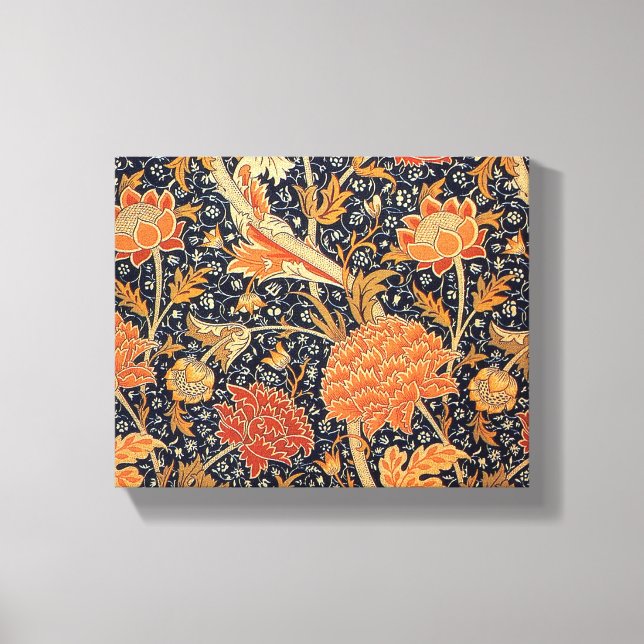 William Morris Cray Tapet Mönster Canvastryck (Framsida)