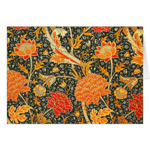 William Morris Cray Tapet Mönster Hälsningskort
