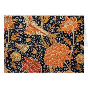 William Morris Cray Tapet Mönster Hälsningskort