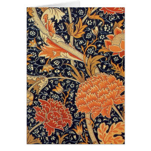 William Morris Cray Tapet Mönster Hälsningskort
