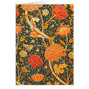 William Morris Cray Tapet Mönster Hälsningskort