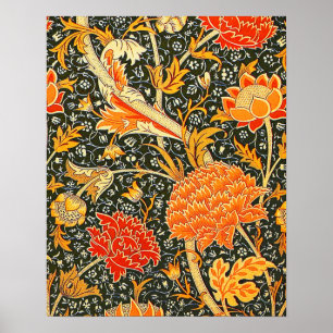 William Morris Cray Tapet Mönster Poster