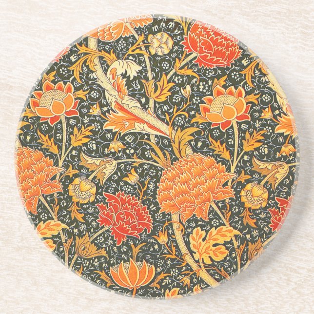 William Morris Cray Tapet Mönster Underlägg Sandsten (Framsidan)
