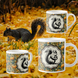 William Morris Customized Pumpkins and Squirrel Jumbo Mugg