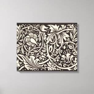 William Morris Daffodil Blommigt Tapet Canvastryck