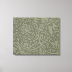 William Morris Daffodil Blommigt Tapet Canvastryck