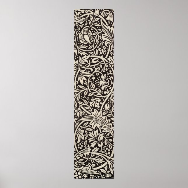 William Morris Daffodil Blommigt Tapet Mönster Poster (Framsidan)