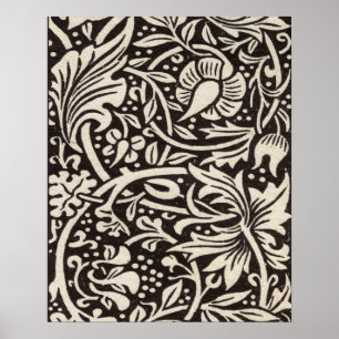 William Morris Daffodil Blommigt Tapet Poster