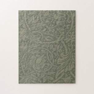 William Morris Daffodil Blommigt Tapet Pussel