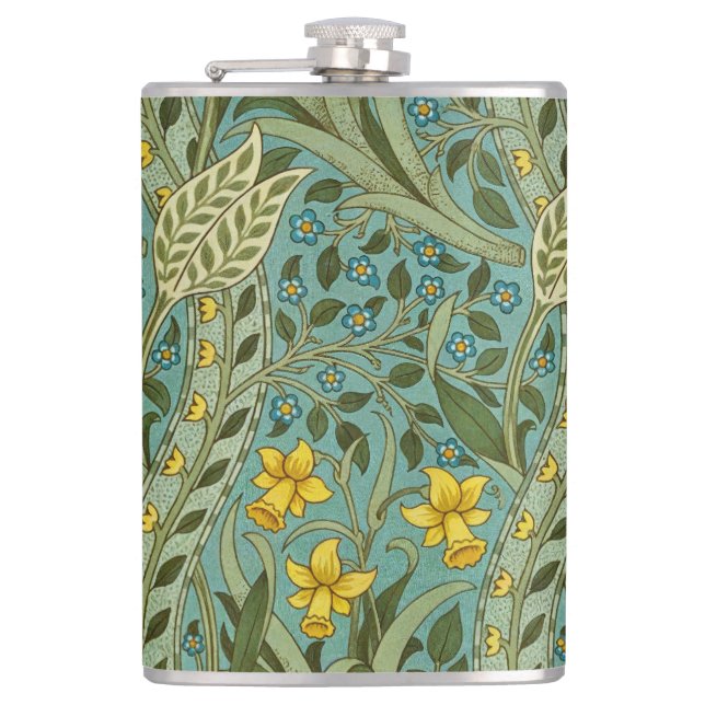 William Morris Daffodil Blommönster Classic Fickplunta (Framsidan)
