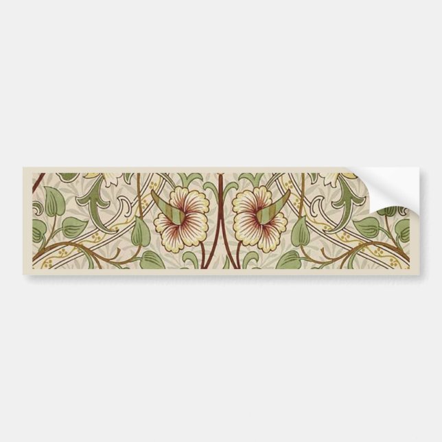 William Morris Daffodil Classic Flower Bildekal (Framsidan)