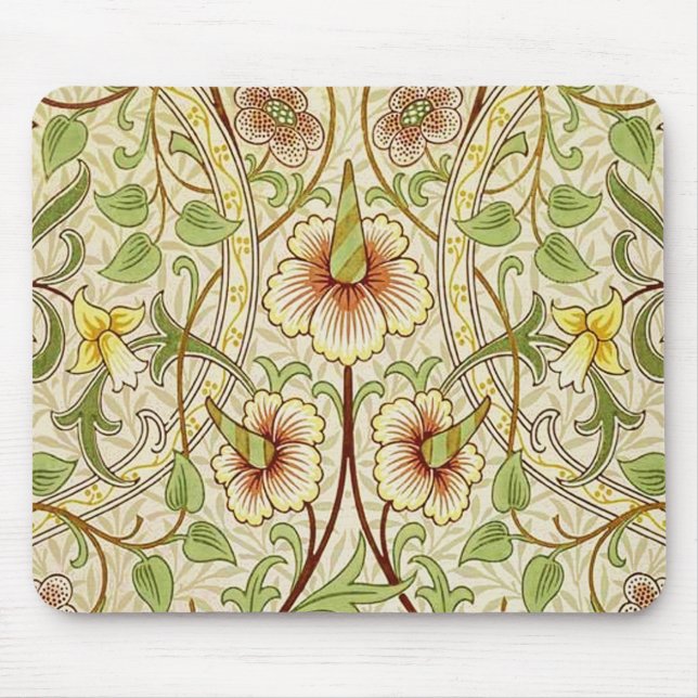 William Morris Daffodil Classic Flower Musmatta (Framsidan)