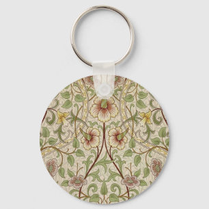 William Morris Daffodil Classic Flower Nyckelring