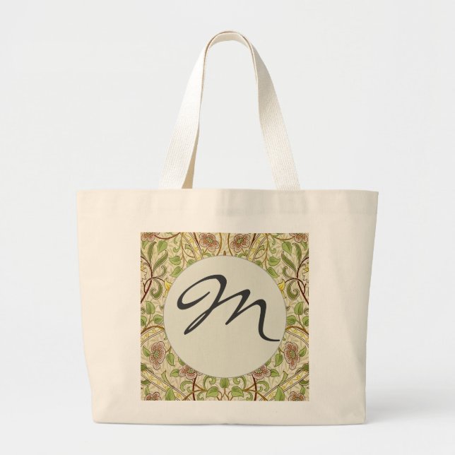 William Morris Daffodil Classic Flower Tapet Jumbo Tygkasse (Framsidan)