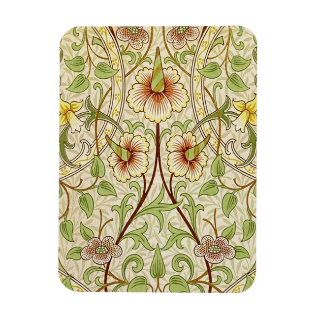 William Morris Daffodil Classic Flower Tapet Magnet (Vertikal)