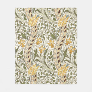 William Morris Daffodil Garden Flower Classic Bota Fleecefilt