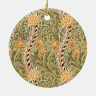 William Morris Daffodil Garden Flower Classic Bota Julgransprydnad Keramik