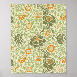 William Morris Daisy berömd mönster Poster