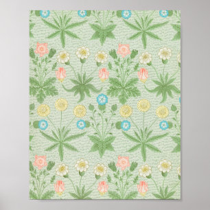 William Morris Daisy berömd mönster. Poster