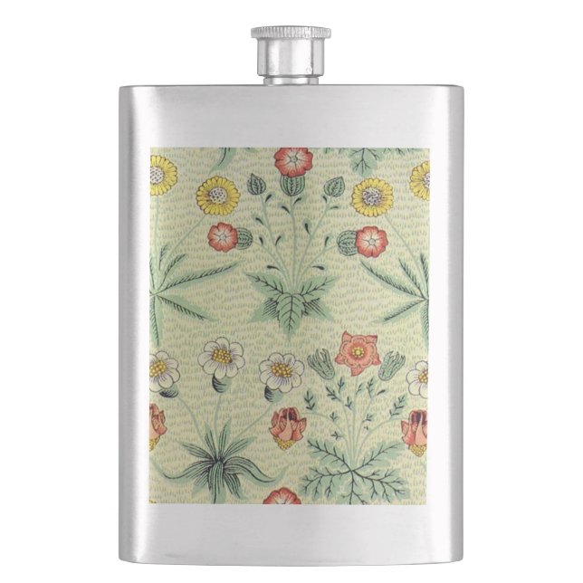 William Morris Daisy Blommigt Tapet Mönster Fickplunta (Framsidan)