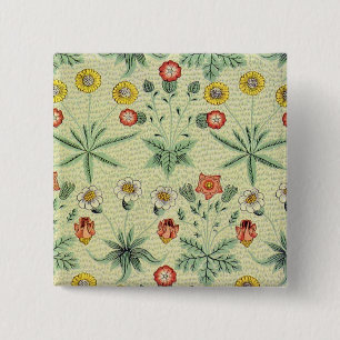 William Morris Daisy Blommigt Tapet Mönster Knapp