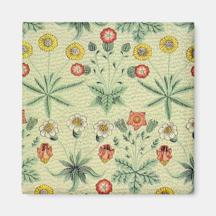 William Morris Daisy Blommigt Tapet Mönster Magnet