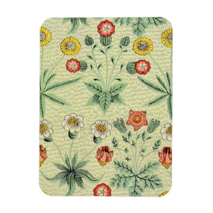 William Morris Daisy Blommigt Tapet Mönster Magnet
