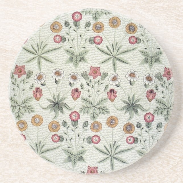 William Morris Daisy Blommigt Tapet Mönster Underlägg (Framsidan)