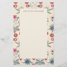 WILLIAM MORRIS "DAISY" MÖNSTER STATIONERY BREVPAPPER