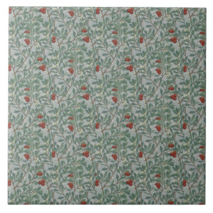 William Morris Decorative Art Arbutus Mönster Kakelplatta
