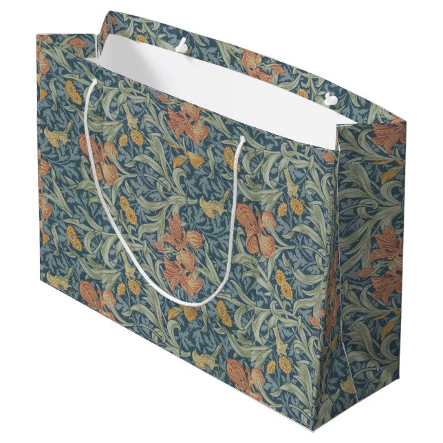 William Morris Decorative Art Iris Mönster (Baksidan Vinklad)