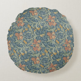 William Morris Dekorativ Konst Iris Mönster Rund Kudde