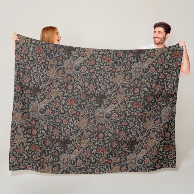 William Morris Dekorativ konst Trent-mönster Fleecefilt (På plats)