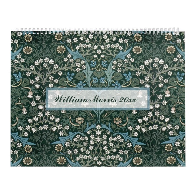 William Morris Dekorativa konstar Anpassat år  Kalender (Omslag)