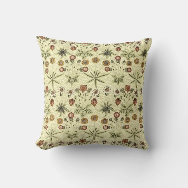 William Morris delikat blommönster Kudde (Framsida)