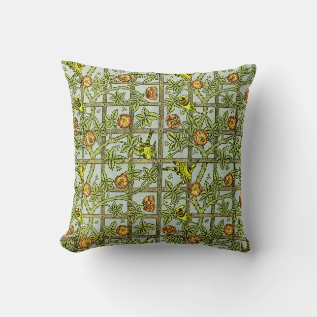 William Morris Design #5 Kudde (Framsida)