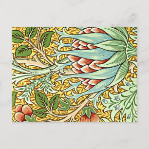 William Morris design, Artichoke Vykort