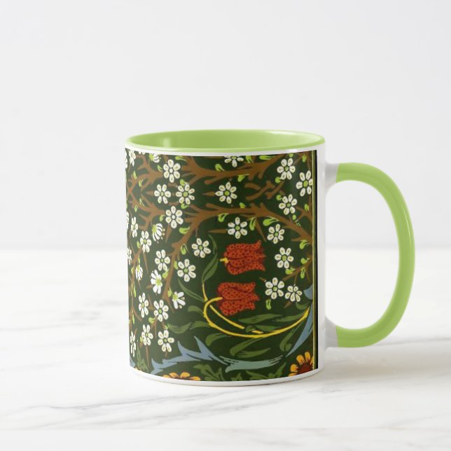 William Morris Design, Blackthorn-design Mugg (Höger)