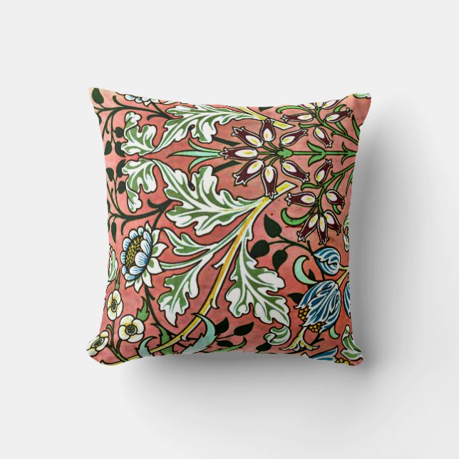 William Morris design - Hyacinth Kudde (Framsida)