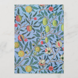 William Morris Design Inbjudningar