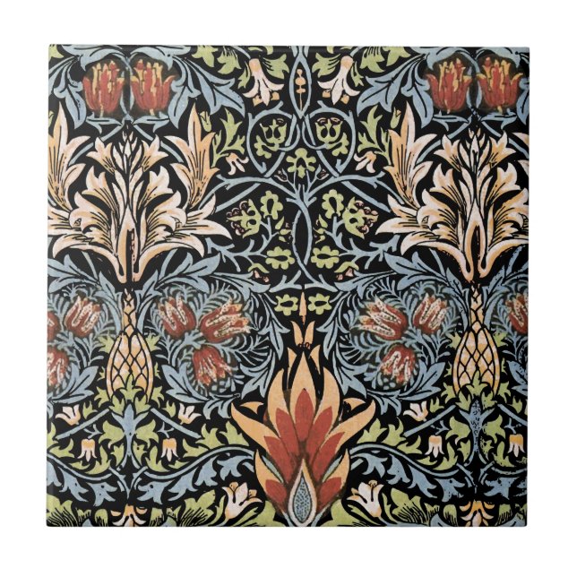 William Morris design Kakelplatta (Framsidan)