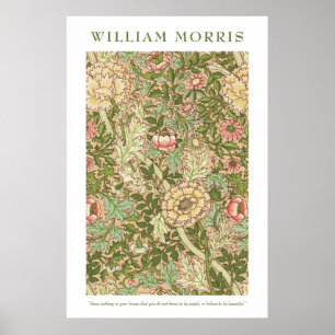 William Morris Design Norwich Mönster Poster