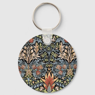 William Morris design Nyckelring