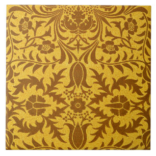 William Morris design, Vine Guld, Kakelplatta