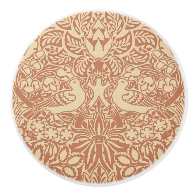 William Morris' Dove och Ro Ceramic Knob Knopp (Framsidan)