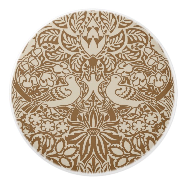 William Morris' Dove och Ro Ceramic Knob Knopp (Framsidan)