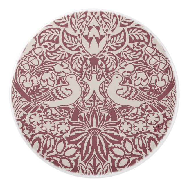 William Morris' Dove och Ro Ceramic Knob Knopp (Framsidan)