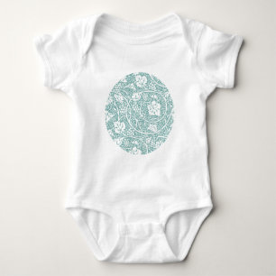 William Morris druvmönster teal turkos T Shirt