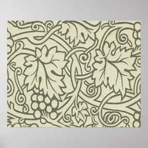 William Morris Druvvin Väggdekoration Poster