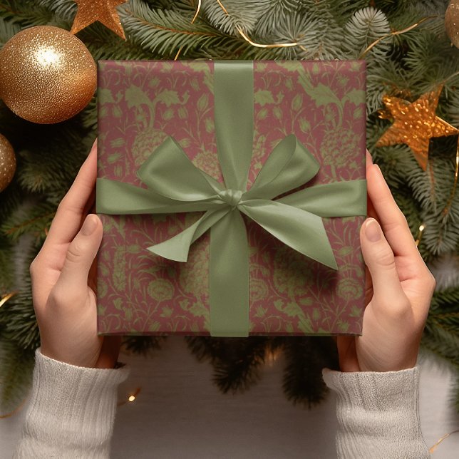 William Morris Elegant Helgdag Presentpapper (William Morris, timeless designs.)